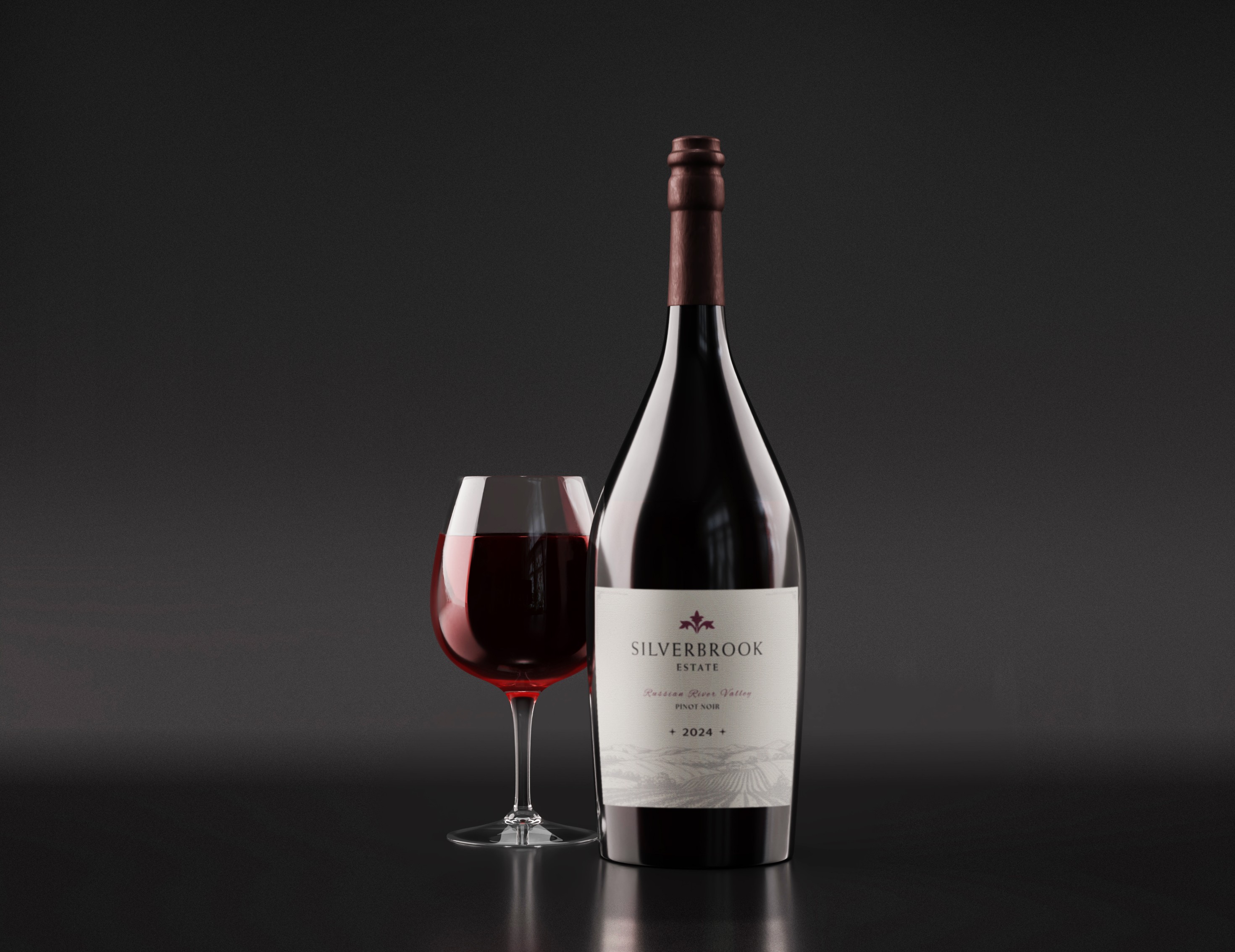 Silverbrook Estate Pinot Noir Bottle